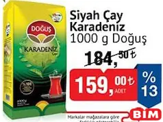 DOĞUŞ SİYAH ÇAY KARADENİZ 1 KG